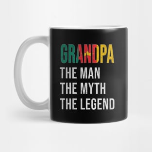 Grand Father Cameroonian Grandpa The Man The Myth The Legend - Gift for Cameroonian Dad With Roots From  Cameroon Mug